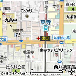 京都府京都市南区西九条川原城町100周辺の地図