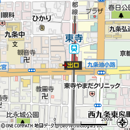 京都府京都市南区西九条川原城町98周辺の地図