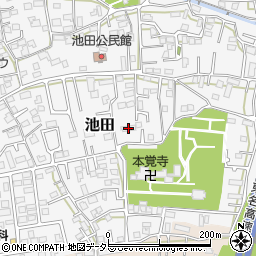 本覚寺ハイツ周辺の地図
