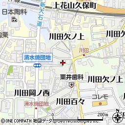 柳生亭周辺の地図