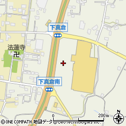 千葉県館山市下真倉周辺の地図