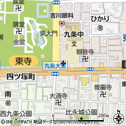京都府京都市南区東寺東門前町1周辺の地図