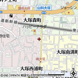 コーポ京栄周辺の地図