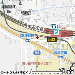株式会社山久大津営業所周辺の地図