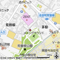 愛知県安城市住吉町小根25-3周辺の地図