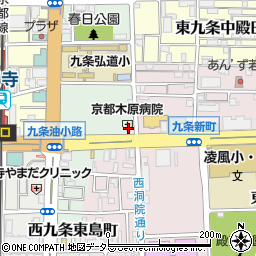 京都府京都市南区西九条春日町7周辺の地図