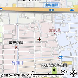 京都府京都市山科区西野大鳥井町11-45周辺の地図