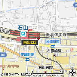 大津警察署石山駅前交番周辺の地図
