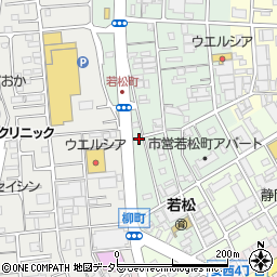 静岡県静岡市葵区若松町125周辺の地図