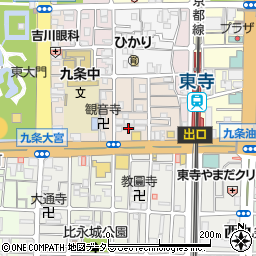 京都府京都市南区西九条川原城町28周辺の地図
