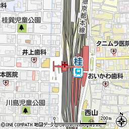 ラーメン横綱 阪急桂店周辺の地図