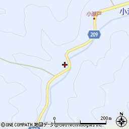 静岡県静岡市葵区小瀬戸1716周辺の地図