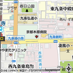 京都府京都市南区西九条春日町5周辺の地図