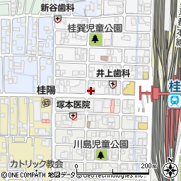 ドコモショップ　桂店周辺の地図