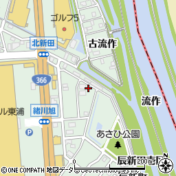 愛知県知多郡東浦町緒川旭20-2周辺の地図