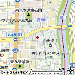 京都府京都市南区東九条河西町31周辺の地図