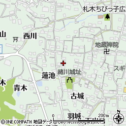 愛知県知多郡東浦町緒川屋敷参区163周辺の地図