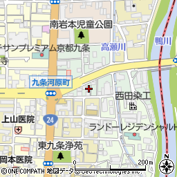 京都府京都市南区東九条河西町27周辺の地図