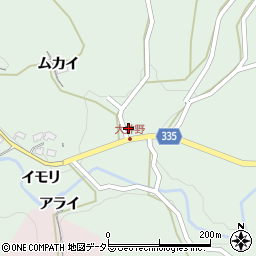 愛知県岡崎市大井野町シモヤシキ7周辺の地図