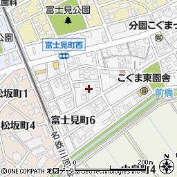 愛知県刈谷市富士見町周辺の地図