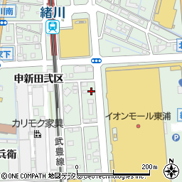 愛知県知多郡東浦町緒川旭9-6周辺の地図