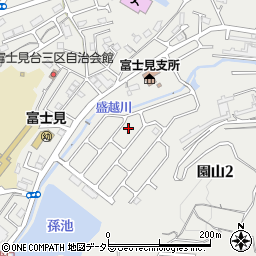 滋賀県大津市園山2丁目25周辺の地図