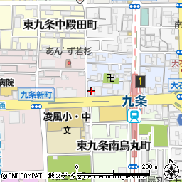 京都府京都市南区東九条烏丸町5周辺の地図