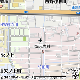 京都府京都市山科区西野大鳥井町89-11周辺の地図