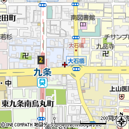 京都府京都市南区東九条烏丸町47周辺の地図
