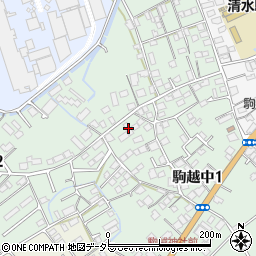 松本工業駒越荘周辺の地図