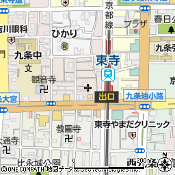 京都府京都市南区西九条川原城町95周辺の地図
