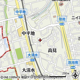 愛知県東海市加木屋町高見81周辺の地図