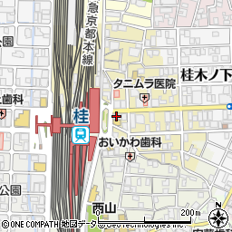 賃貸住宅サービス桂駅前店周辺の地図