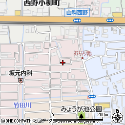 京都府京都市山科区西野大鳥井町11-11周辺の地図