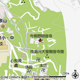 今熊野観音寺周辺の地図