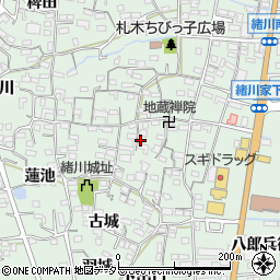 愛知県知多郡東浦町緒川屋敷参区周辺の地図