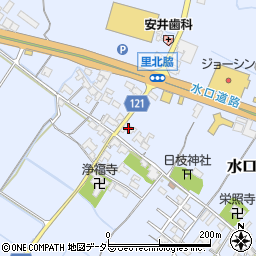 滋賀県甲賀市水口町北脇530周辺の地図