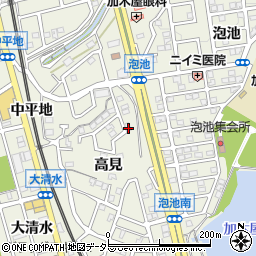 愛知県東海市加木屋町高見50-21周辺の地図