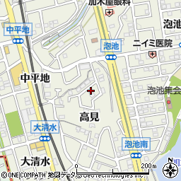 愛知県東海市加木屋町高見50-32周辺の地図