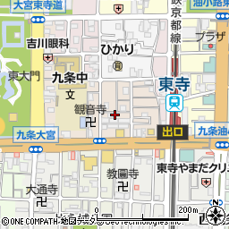 京都府京都市南区西九条川原城町29周辺の地図