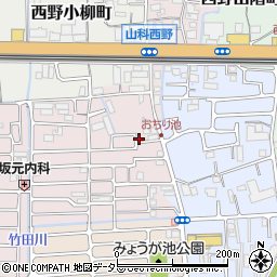 京都府京都市山科区西野大鳥井町11-41周辺の地図