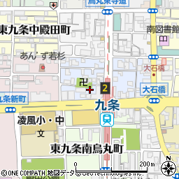 京都府京都市南区東九条烏丸町1周辺の地図