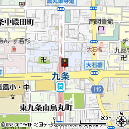 京都府京都市南区東九条烏丸町56周辺の地図