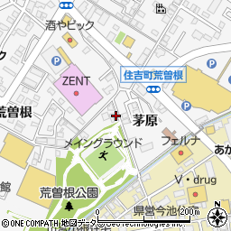 愛知県安城市住吉町小根30周辺の地図