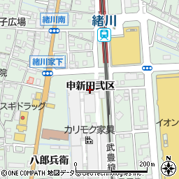 カリモク家具株式会社　緒川アウトレット周辺の地図