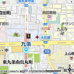 京都府京都市南区東九条烏丸町51周辺の地図
