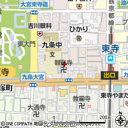 京都府京都市南区西九条川原城町22周辺の地図