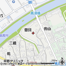 愛知県刈谷市高須町懸貝17-2周辺の地図