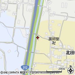 兵庫県神崎郡市川町北田中52周辺の地図