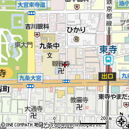 京都府京都市南区西九条川原城町25-6周辺の地図